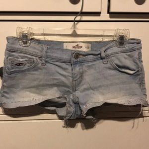 Hollister light colored denim shorts - SZ 1